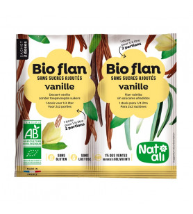 Bio flan vanille - 8 g
