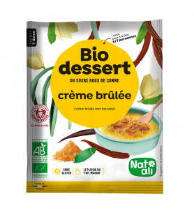 Bio dessert crême brûlée - 60 g