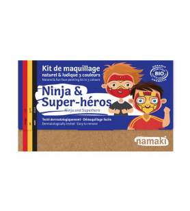 Kit de maquillage bio - ninja et super héros