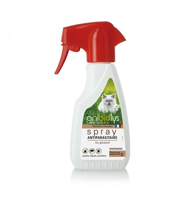 Spray antiparasitaire chats - 250 ml
