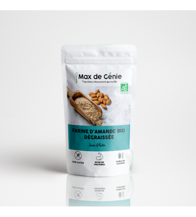 Farine d'avoine bio sans gluten Vrac (500g) - Max de Génie